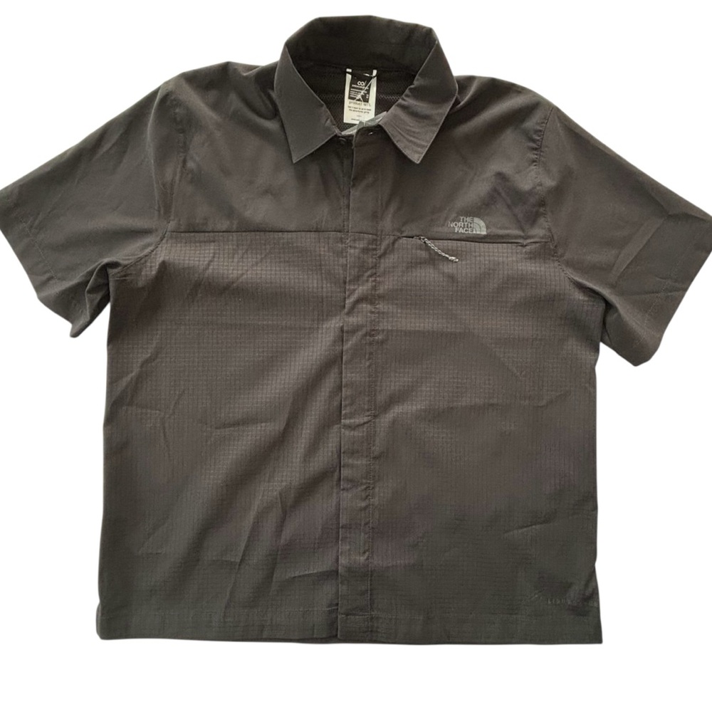 The North Face Women’s Black Lightrange Short Sleeve Button Up Top Sz Med NWT - Picture 4 of 11